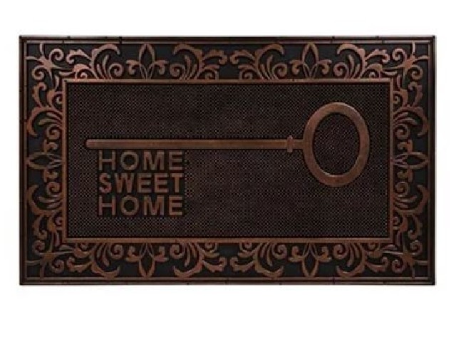 Коврик придверный 45*75 см медь Ключ VORTEX 24315